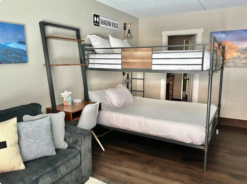 Bedroom 2 / Queen Sofa Sleeper / Queen Bunk Beds