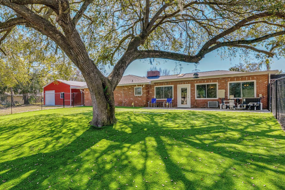 Furnished Patio | Fenced Backyard