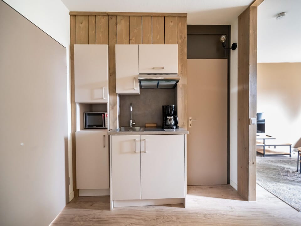 Classic Apartment, 1 Bedroom | Private kitchen | Fridge, microwave, coffee/tea maker, electric kettle