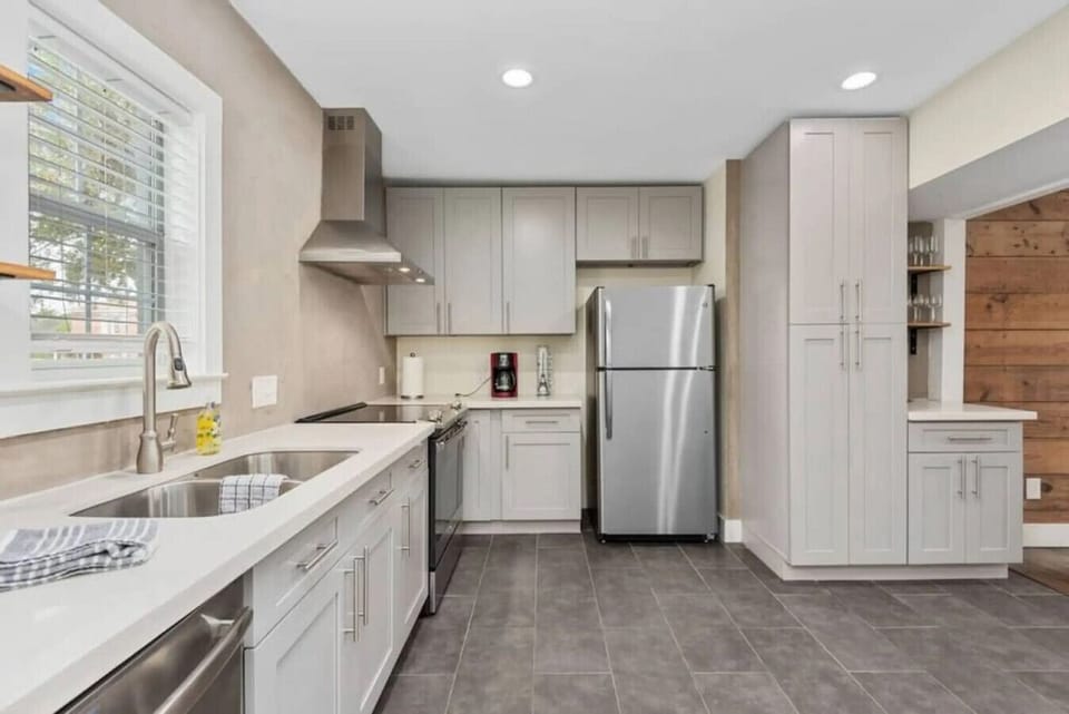 A fully equipped kitchen so your family can cook together, follow dietary needs, and save on dining out during extended stays.