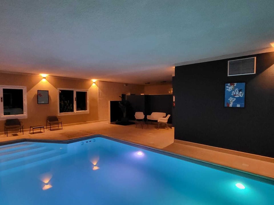 Indoor pool, open 8:30 AM to 9:00 PM, free cabanas, sun loungers