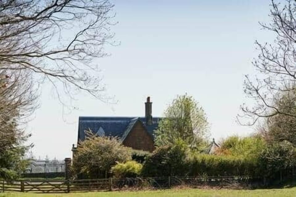 The northern facade of the property that has direct access into the parklands and wider estate