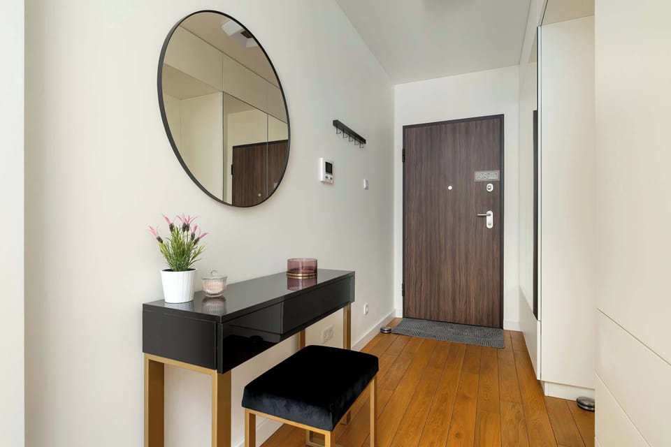 The living area offers a perfect blend of comfort and modern style.