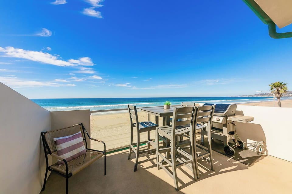 Outdoor retreat with dining space and BBQ grill!