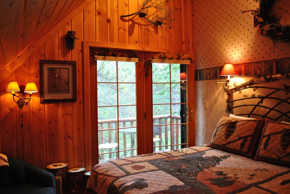 Tree Top Suite | Premium bedding, individually decorated, individually furnished, desk