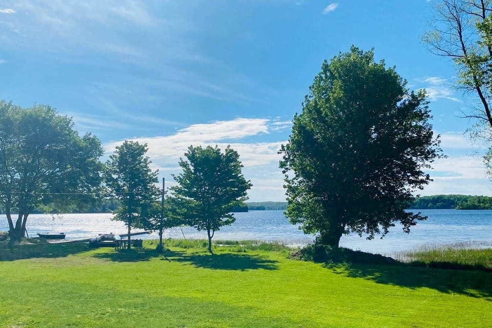 View of lake from cabin