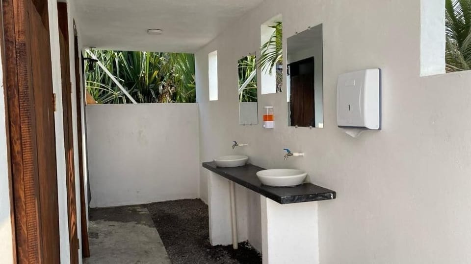 Free toiletries, towels, soap, shampoo
