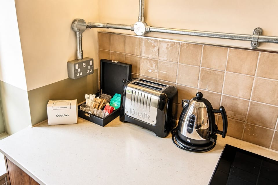 Standard Apartment | Private kitchen | Full-size fridge, microwave, oven, dishwasher