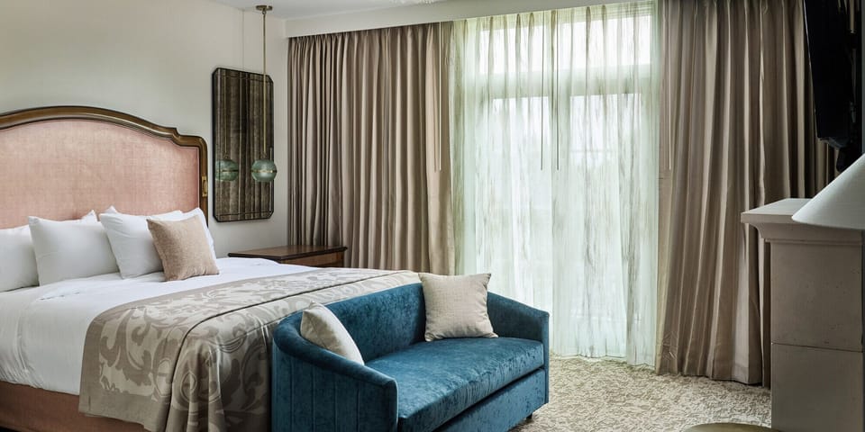 Frette Italian sheets, premium bedding, memory foam beds, in-room safe