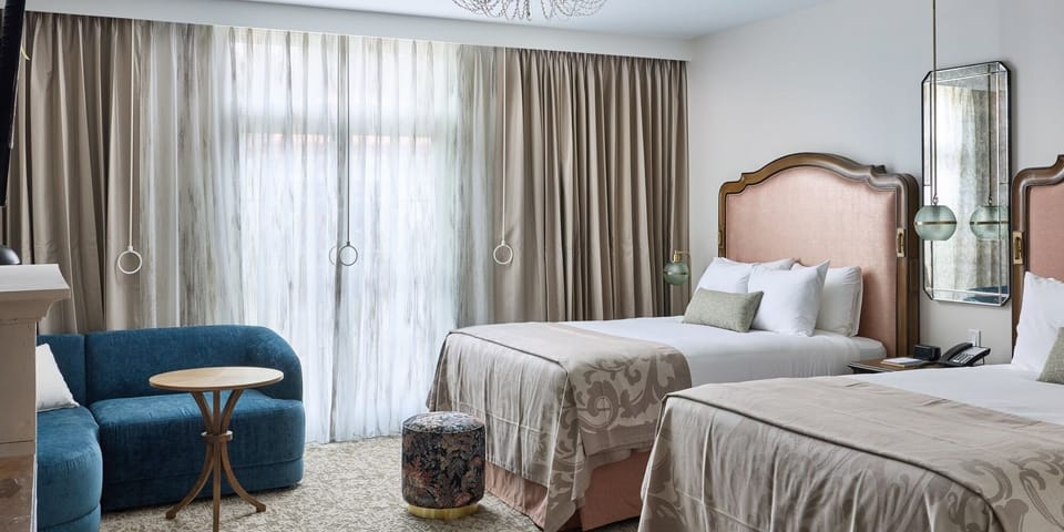 Frette Italian sheets, premium bedding, memory foam beds, in-room safe
