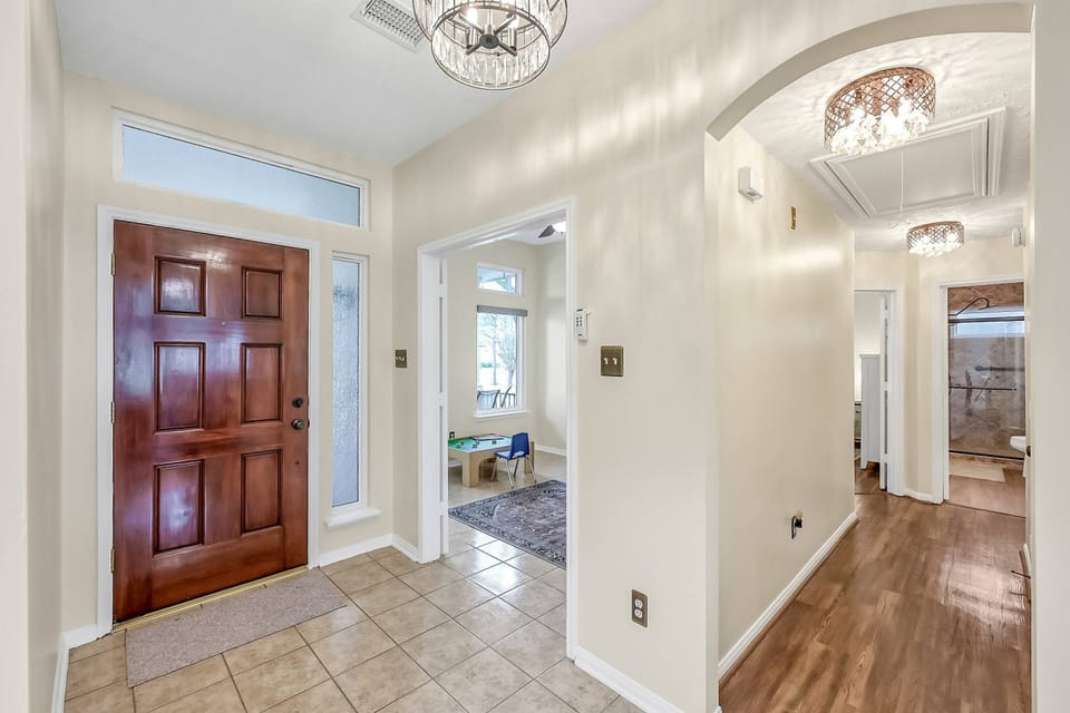 Private office area next to entry