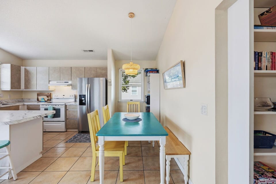 Casual dining area ideal for family meals and game nights.