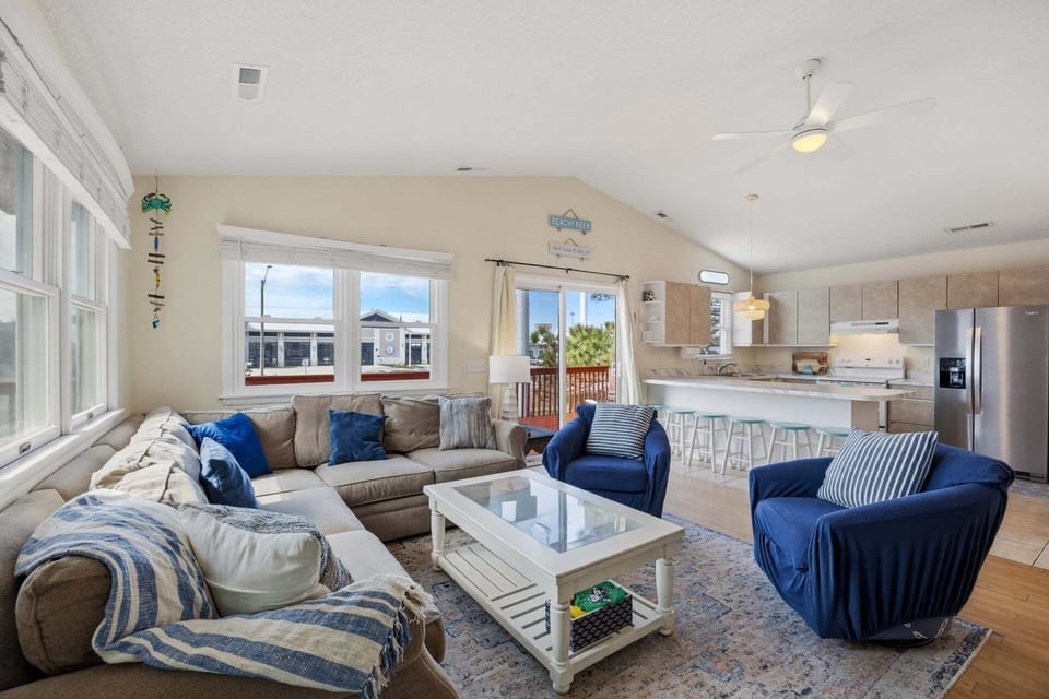 Bright, open-concept living area designed for gathering and relaxation.