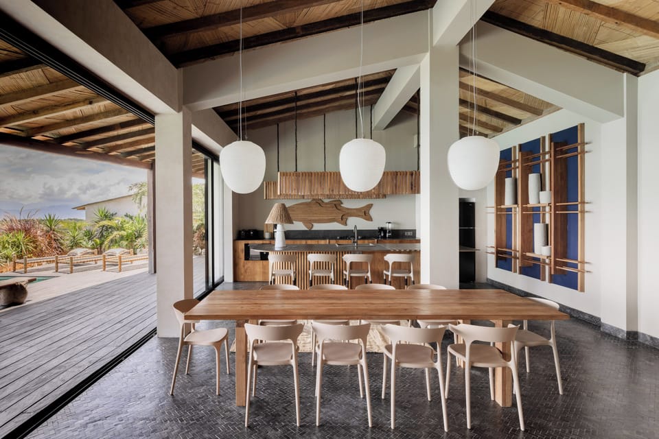 Villa, 3 Bedrooms, Private Pool, Sea View | Dining