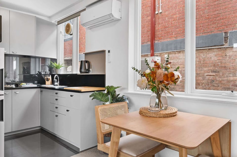 dining and kitchen