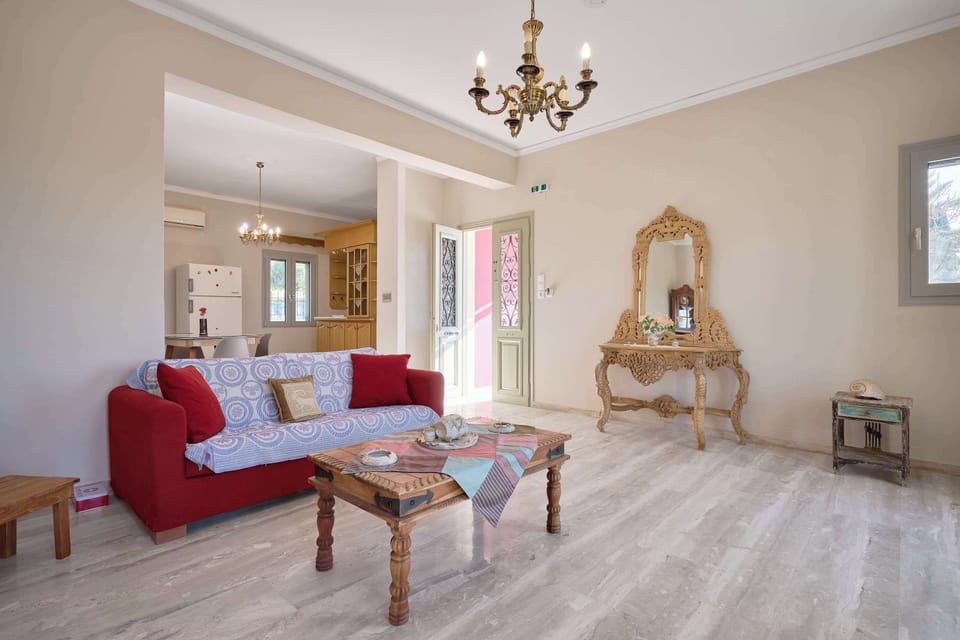 Spacious open-plan lounge ideal for gathering with family or friends