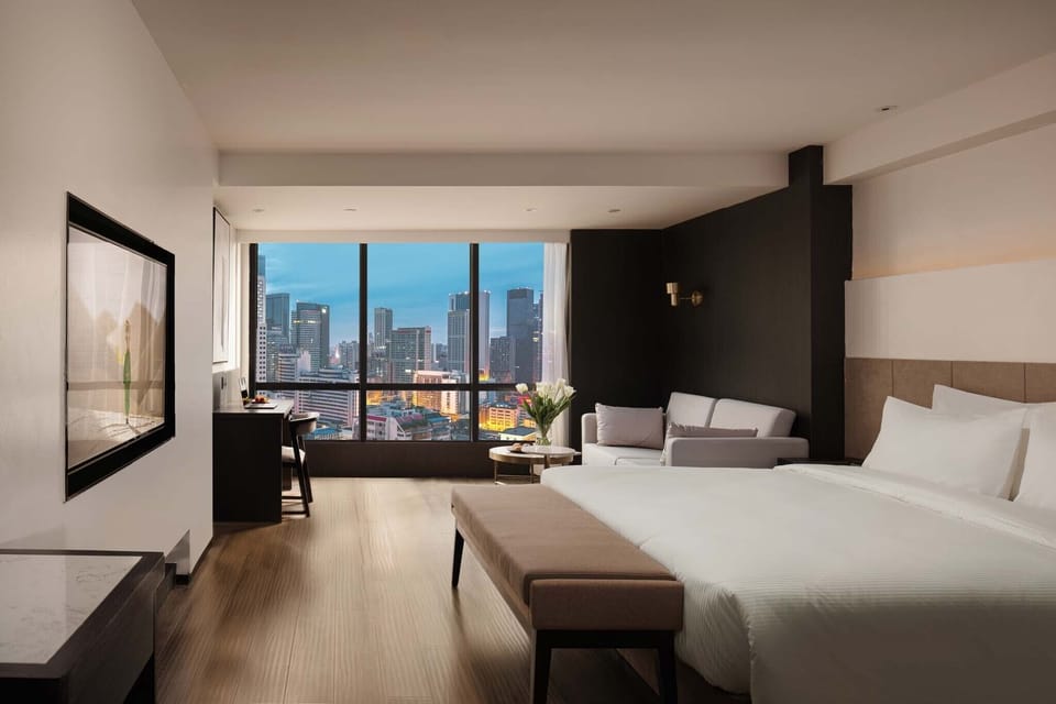 Senior Double Room, City View | View from room