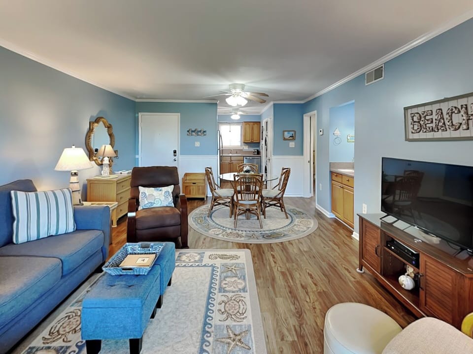 Open Living & Dining