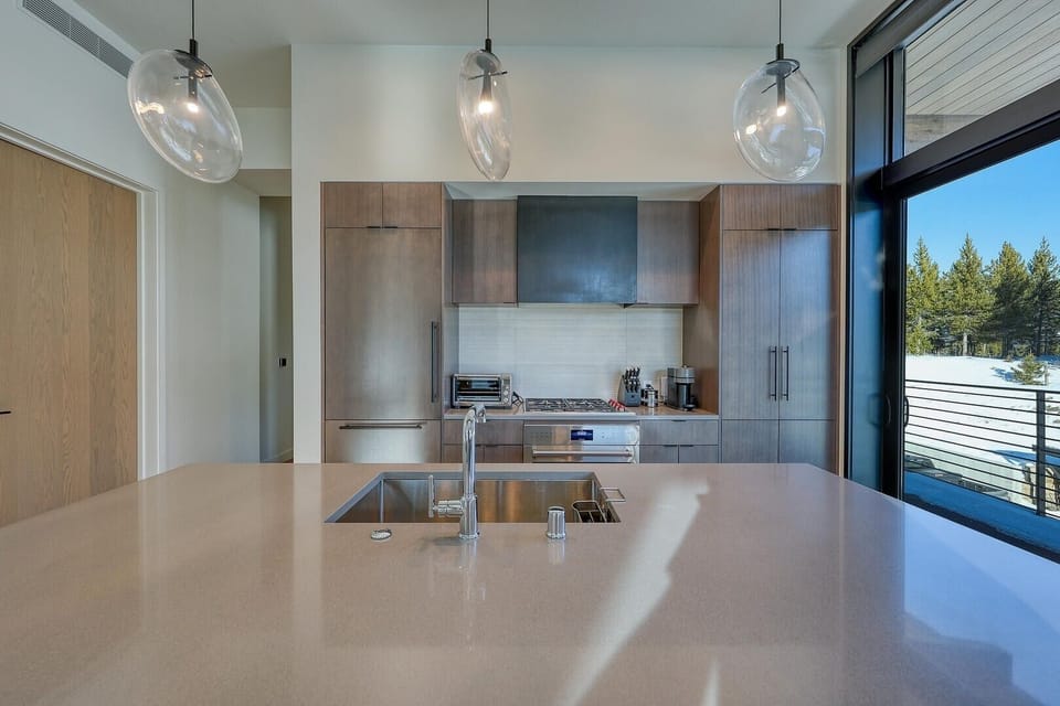 Indoors, Floor, Flooring, Kitchen, Sink