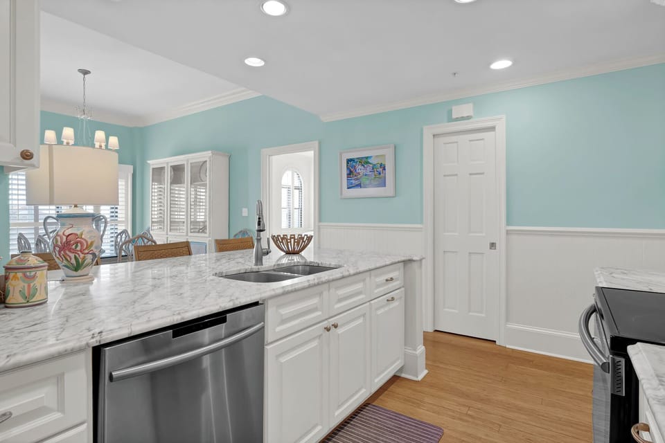 Full open kitchen.
