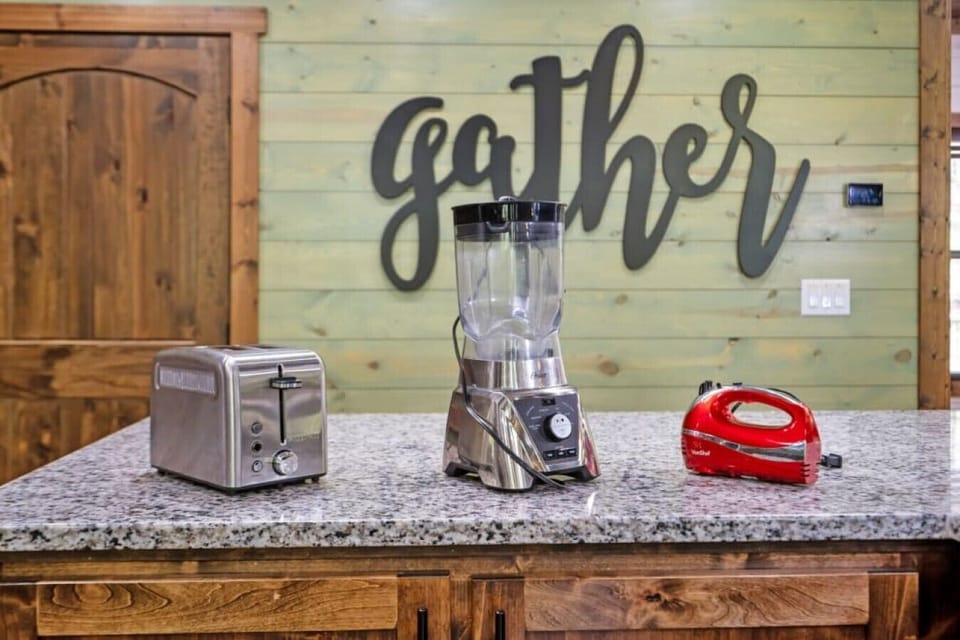 Kitchen | Countertop Appliances | Toaster, Blender & `Gather` Sign
