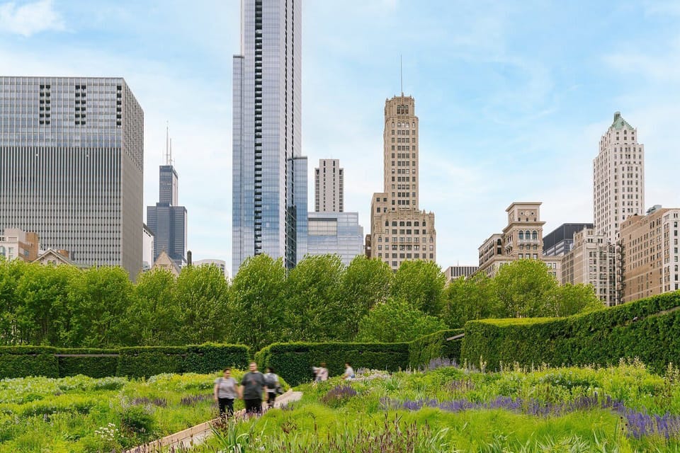 Millennium Park skyline near 19 S Wabash