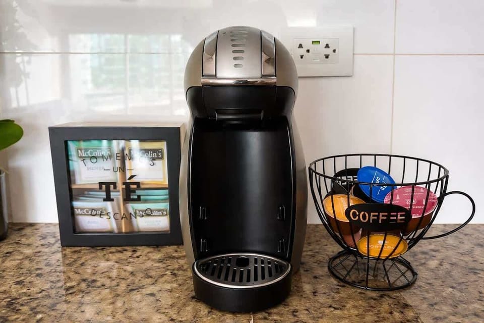 Coffe machine - Welcome amount of Tea and coffee