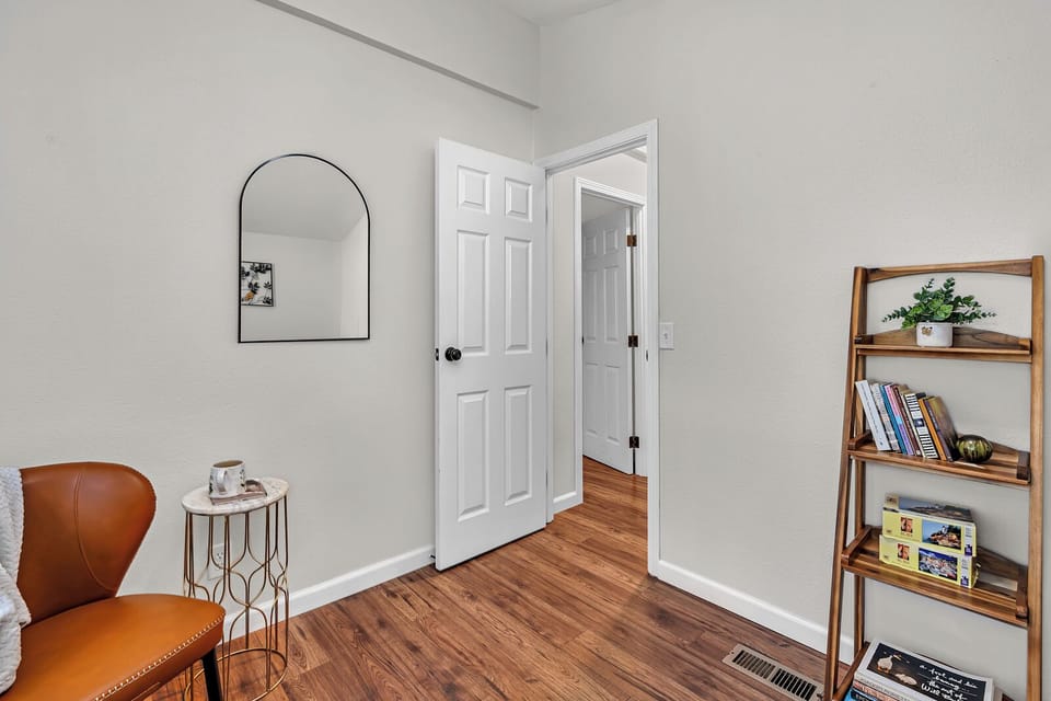 Extra room for lounging, reading or napping.