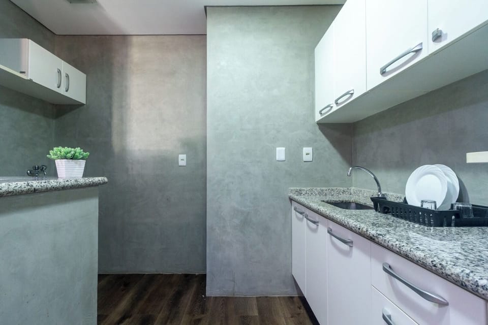 Standard Double Room, City View | Private kitchen