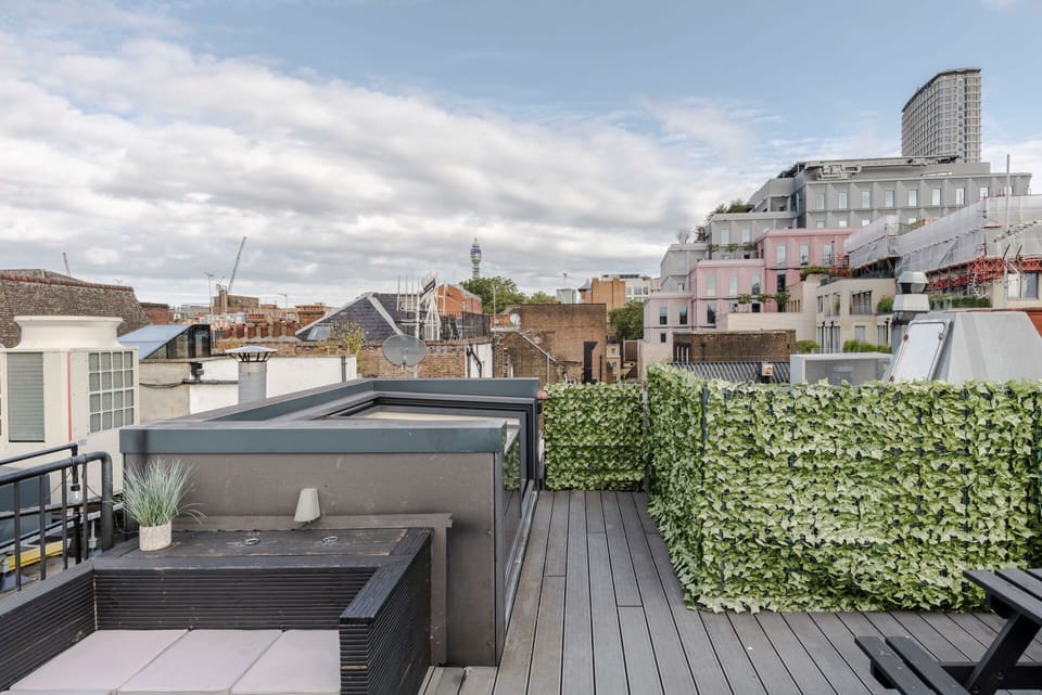 Apartment, 1 Double Bed with Sofa bed, Patio, City View (Old Compton 4) | Property grounds