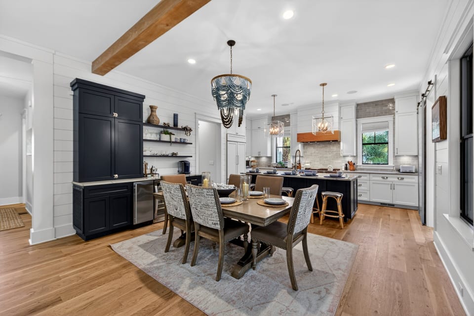 Dining Table and Kitchen
