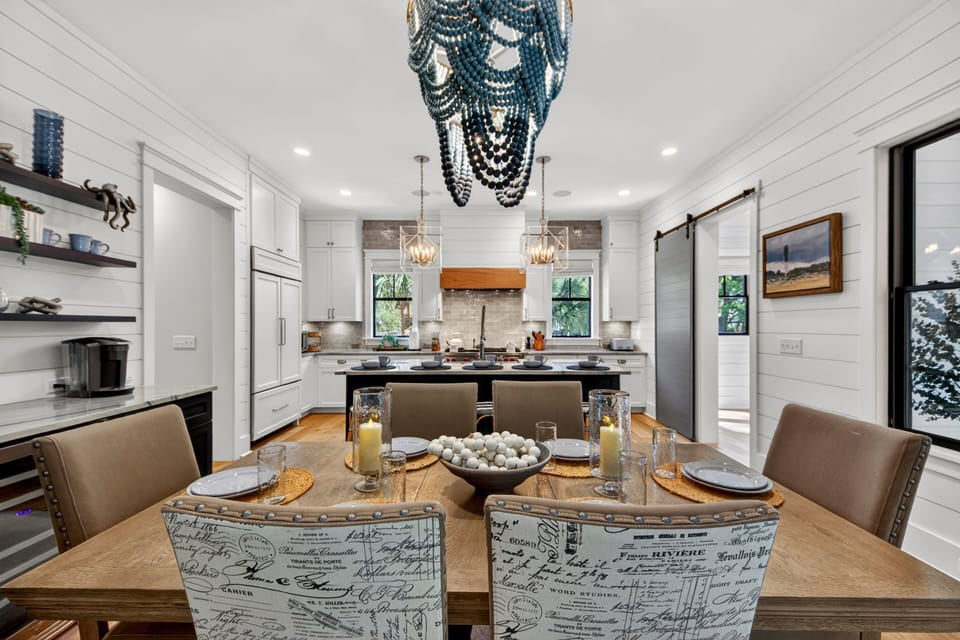 Stylish fixtures and updated decor