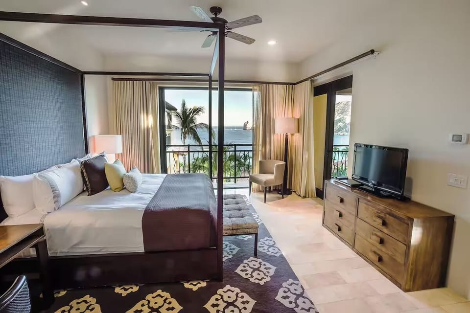 Wake up to ocean breezes through your private balcony doors