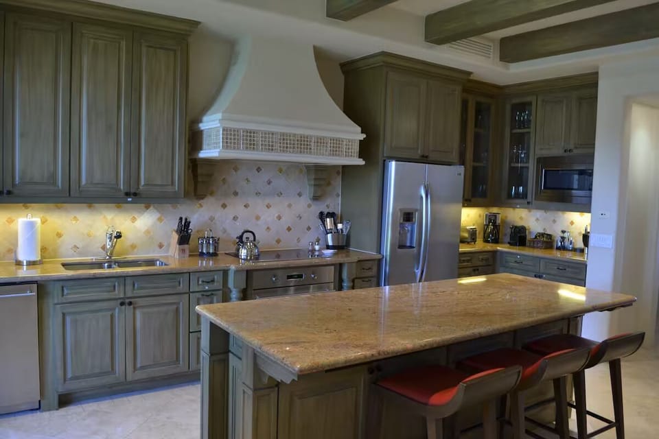Cook together in the gourmet kitchen with expansive island seating.