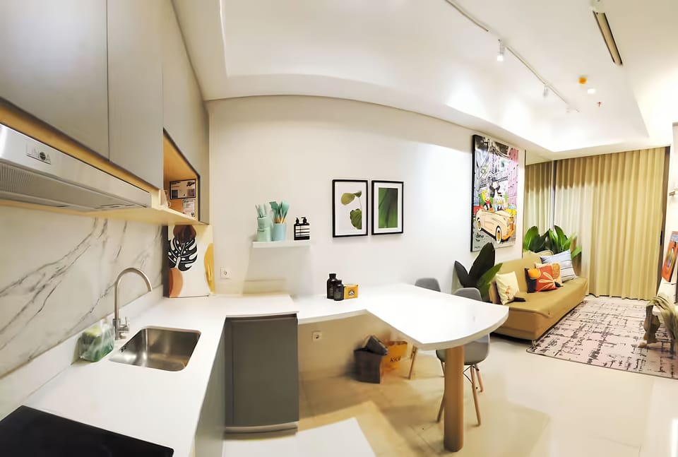 Apartment, 1 Bedroom, City View | Private kitchen | Fridge, stovetop, cookware/dishes/utensils