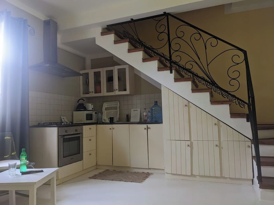 Family Villa, Balcony, Garden View | Private kitchen | Fridge, microwave, cookware/dishes/utensils