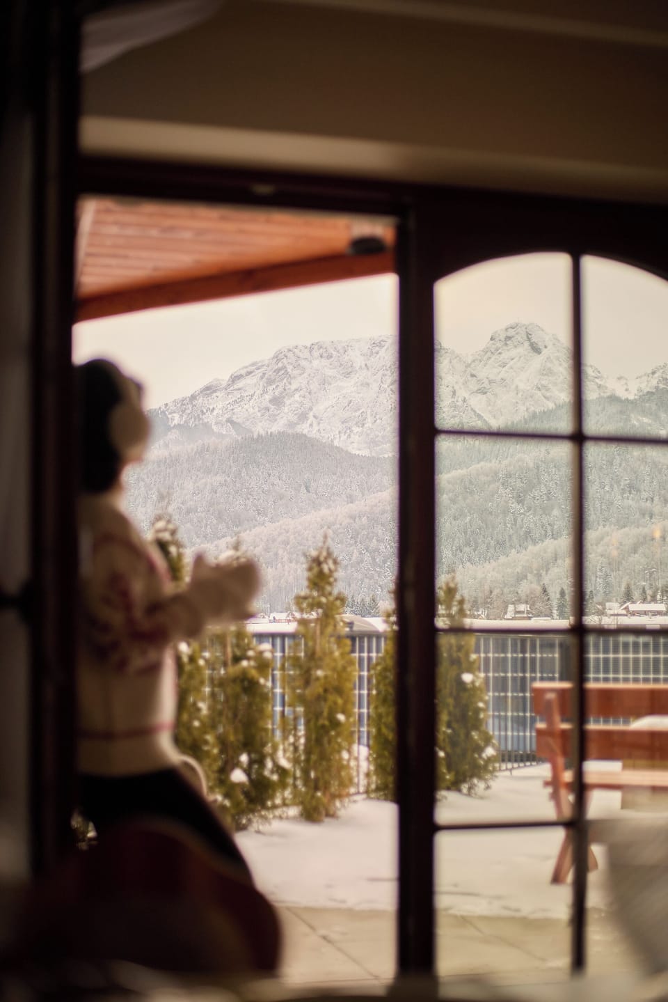 Deluxe Apartment, 2 Bedrooms, Mountain View | Terrace/patio