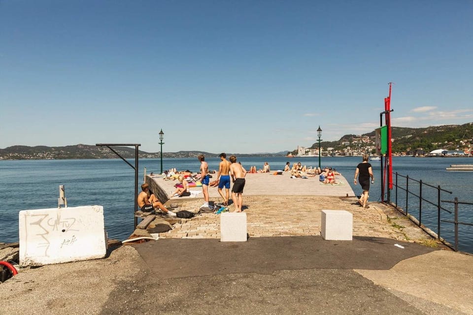 A seaside swimming spot, perfect for a morning dip or sunset swim. Loved by locals in summer and even through the winter months.