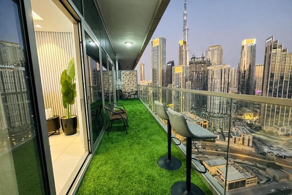 Luxury Apartment, 2 Bedrooms, City View | Terrace/patio