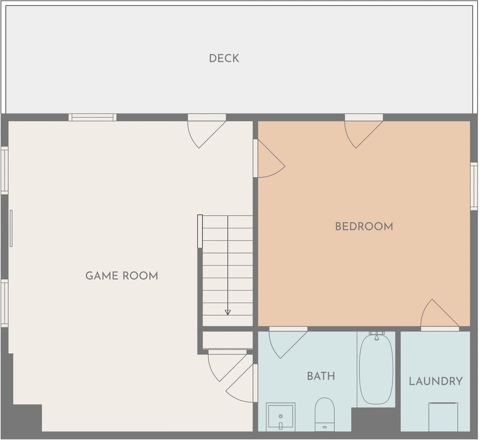 Signature Cabin, 2 Bedrooms, Hot Tub | Floor plan