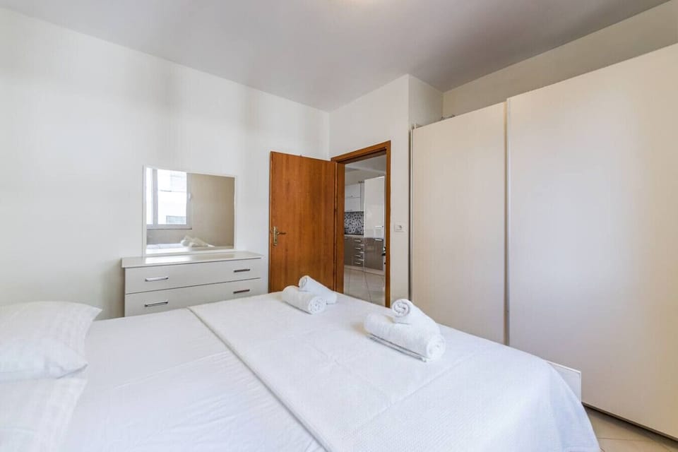 Bedroom 1 with a double bed