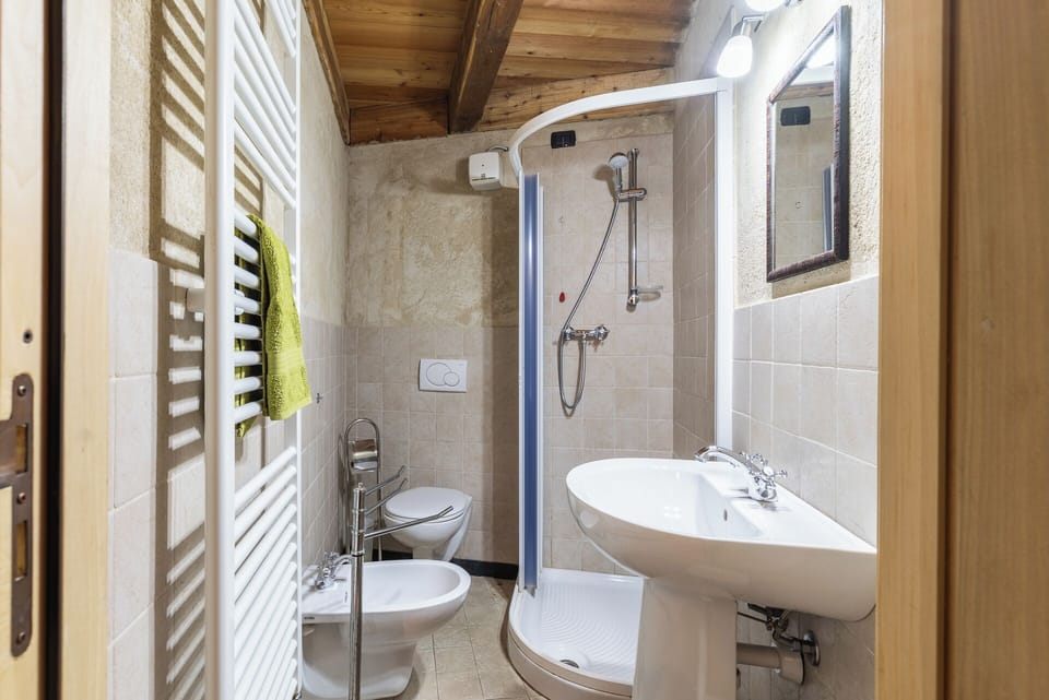 Shower, hair dryer, bidet, shampoo