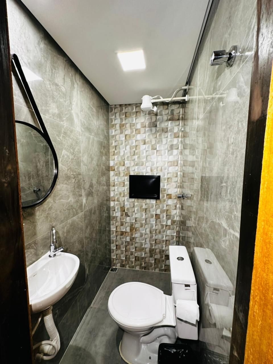 Standard Double Room, Valley View | Bathroom | Shower, towels, soap, toilet paper
