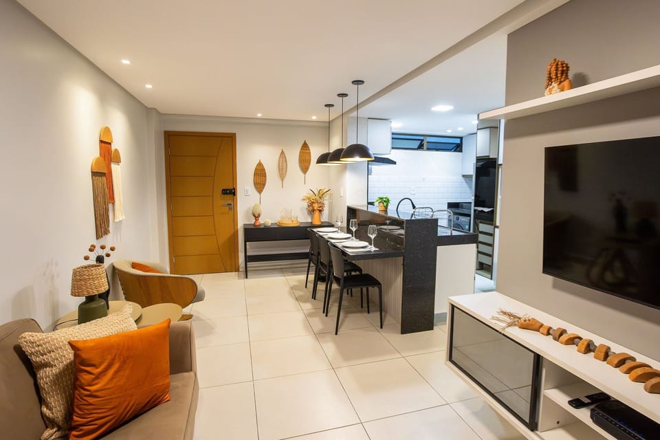 Basic Apartment | Living area | 39-inch Smart TV with digital channels