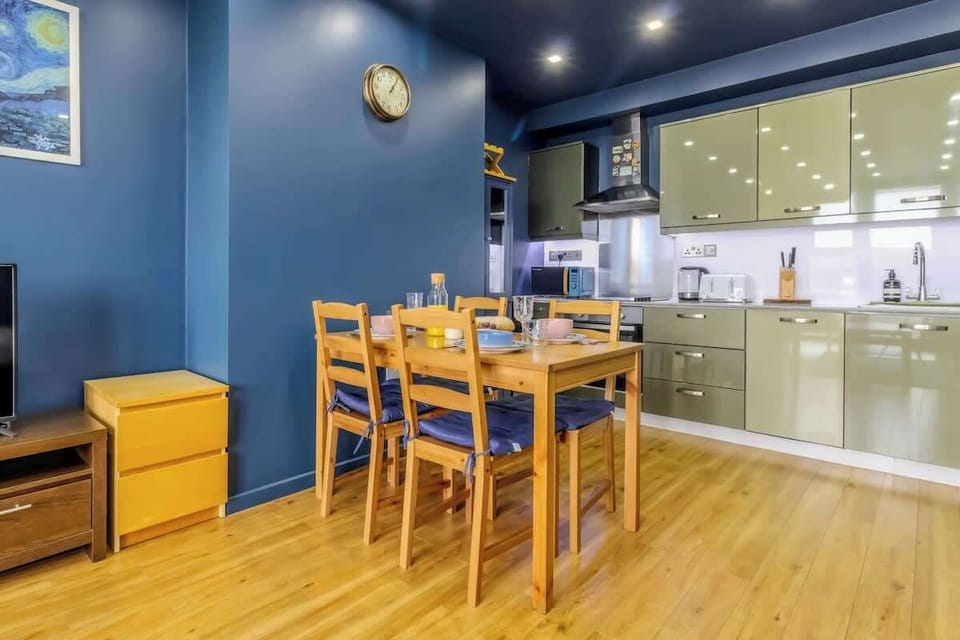 A fully equipped kitchen for preparing meals during your stay.