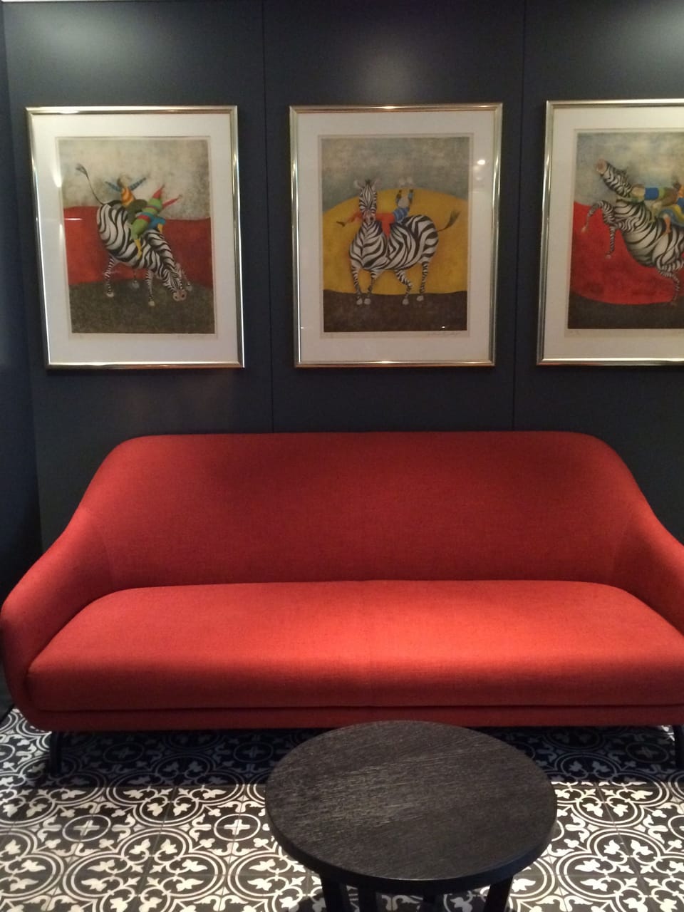 Lobby sitting area