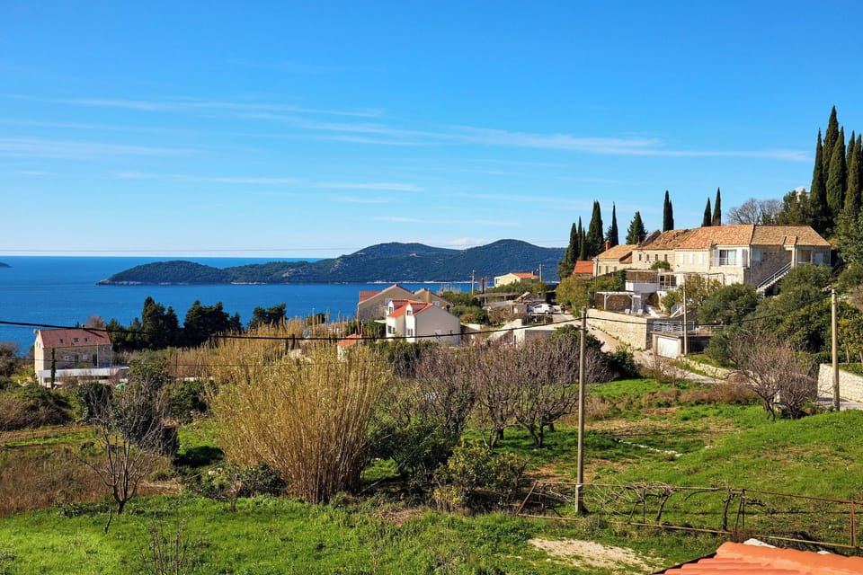 Discover the stunning coastal landscape of Orašac from our serene villa. Enjoy panoramic views of the Adriatic Sea and nearby islands.