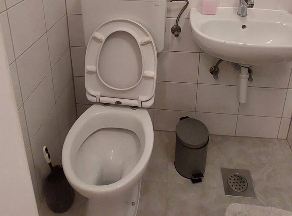 Studio (Studio Apartment with Terrace) | Bathroom | Shower, towels