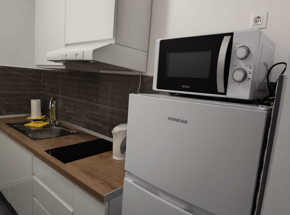 Apartment (Two Bedroom Apartment) | Private kitchen | Fridge