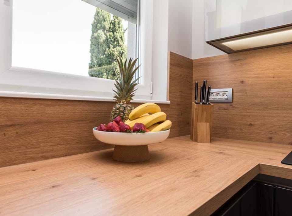 Apartment (Two Bedroom Apartment with Terrace 4) | Private kitchen | Fridge